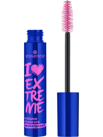 essence Mascara I Love Extreme Volume Waterproof Black, 12 ml