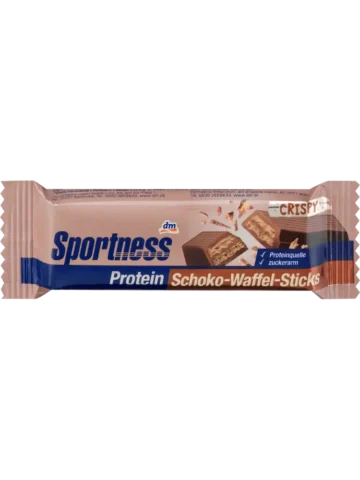 Sportness Gaufrette protéinée, bâtonnets chocolatés, 21,5 g