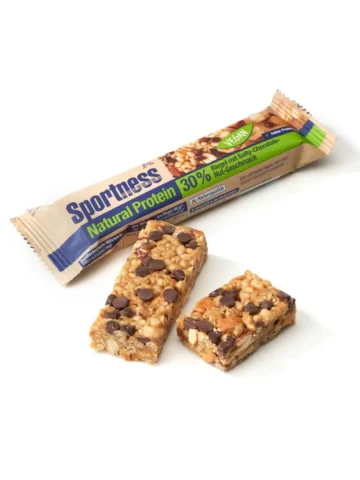 Sportness Barre protéinée 30% Natural Protein, goût chocolat salé et noix, 40 g