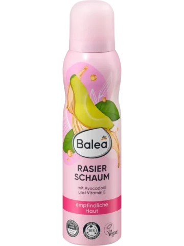 Balea Mousse à raser à l’huile d’avocat et à la vitamine E, 150 ml