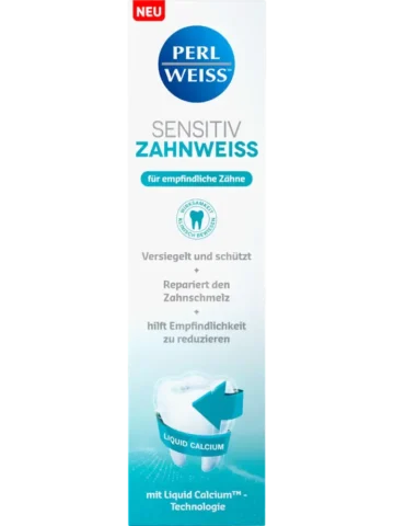 Perlweiss Dentifrice blanchissant les dents sensibles, 75 ml