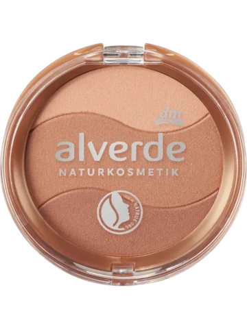 alverde COSMÉTIQUE NATURELLE – Trio de poudres bronzantes, 9 g