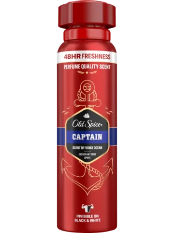 Old Spice Déodorant spray Captain, 150 ml