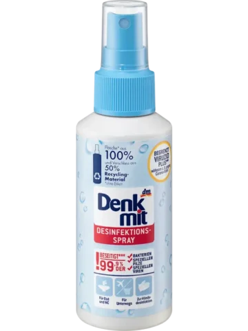 Denkmit Spray désinfectant universel, format voyage, 100 ml