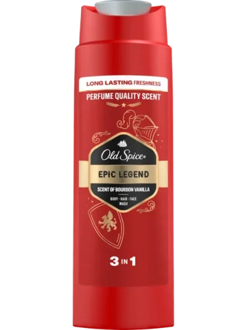 Old Spice Gel douche Epic Legend 3 en 1, 250 ml