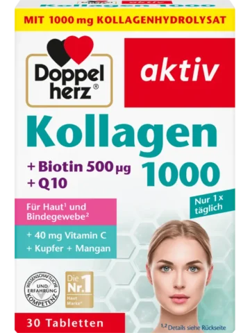 Doppelherz Collagène 1000, comprimés 30 pièces, 40,8 g