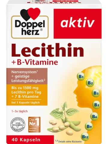 Doppelherz Gélules Lécithine + Vitamines B, 40 pièces (41,6 g)