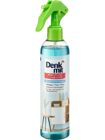 Denkmit Spray d’entretien pour meubles anti-poussière (Staub Stopp), 300 ml