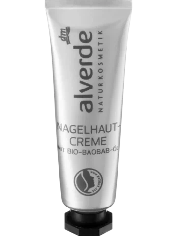 alverde NATURKOSMETIK Crème pour cuticules à l’huile de baobab, 10 ml