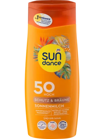 SUNDANCE Lait solaire Protection + Bronzage SPF 50, 200 ml