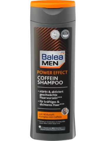 Balea MEN Shampooing Power Effect Caféine, 250 ml
