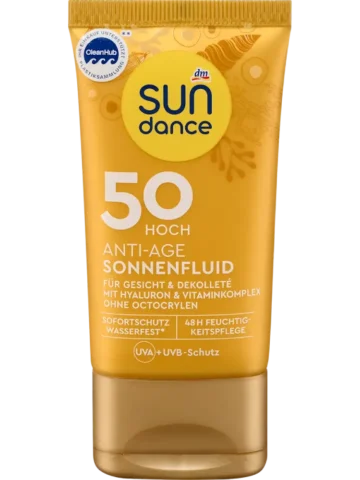 SUNDANCE – Fluide solaire anti-âge SPF 50, 50 ml