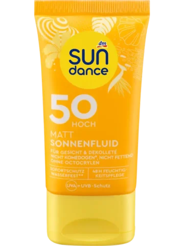 SUNDANCE Fluide solaire visage matifiant SPF 50, 50 ml