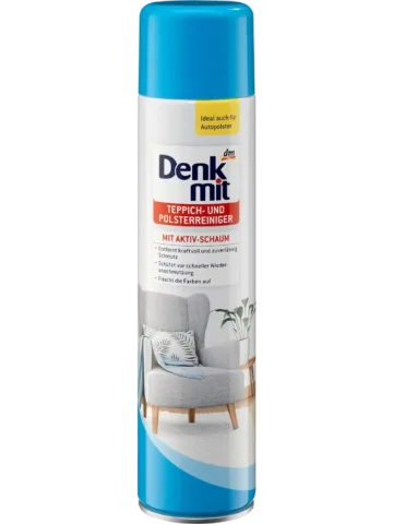 Denkmit Nettoyant pour tapis et tissus d’ameublement à mousse active, 600 ml