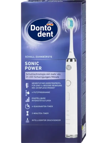 Dontodent Brosse à dents sonique électrique Sonic Power, 1 pièce