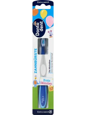 Dontodent Brosse à dents enfants extra douce, 0 à 3 ans, 1 pièce
