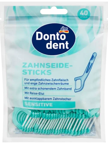 Dontodent Bâtonnets de fil dentaire Sensitive, 40 pièces