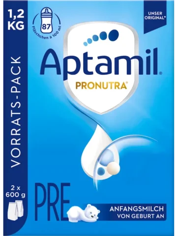Aptamil Lait infantile premier âge Pre Pronutra dès la naissance, 1,2 kg