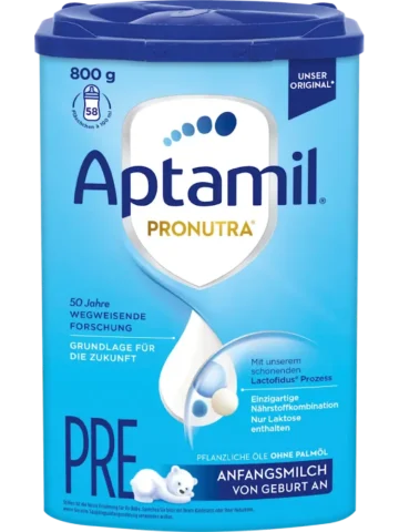 Aptamil Lait infantile premier âge Pre Pronutra dès la naissance, 800 g