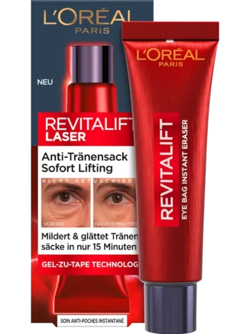 L'ORÉAL PARIS Revitalift Laser Anti-poches sous les yeux Lifting immédiat, 15 ml