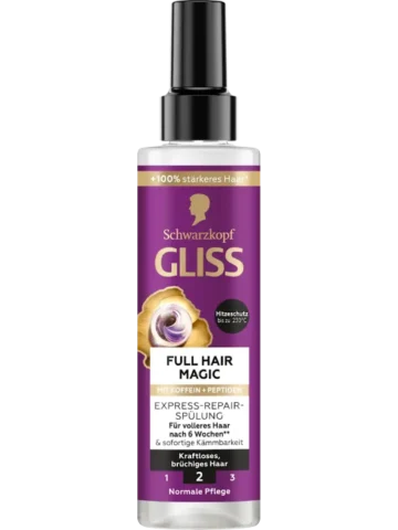 Schwarzkopf GLISS Après-shampooing Express Repair Full Hair Magic, 200 ml