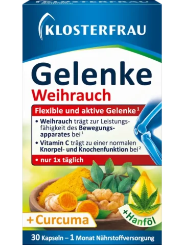 Klosterfrau Articulations Curcuma + Encens, 23 g