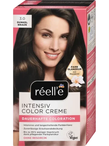 réell‘e Coloration cheveux 3.0 Brun Foncé, 1 pièce