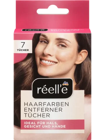 réell‘e Lingettes détachantes pour coloration capillaire, 7 pièces