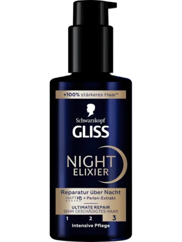 Schwarzkopf GLISS Soin capillaire Night Elixier Ultimate Repair, 100 ml