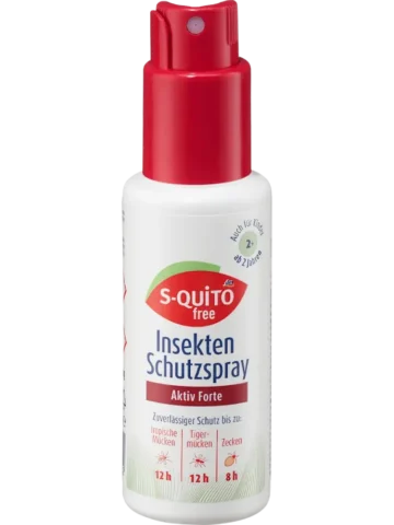 S-QUiTO free Spray anti-insectes Aktiv Forte, 100 ml