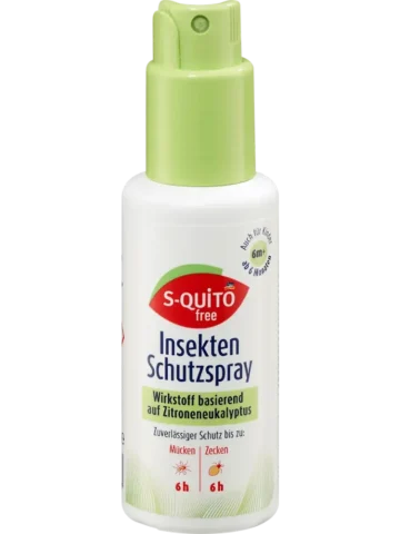 S-QUiTO free Spray anti-insectes à l’eucalyptus citronné, 100 ml