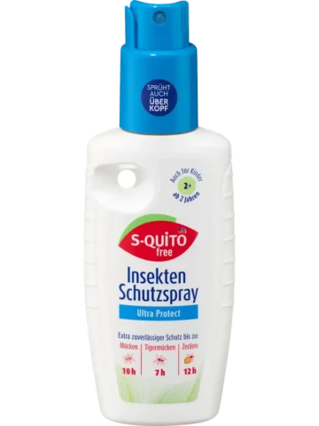 S-QUiTO free Spray anti-insectes ultra protect, 100 ml