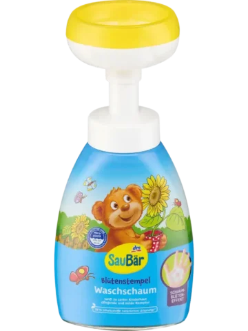 SauBär Mousse lavante pour enfants Fleur de Printemps, 250 ml