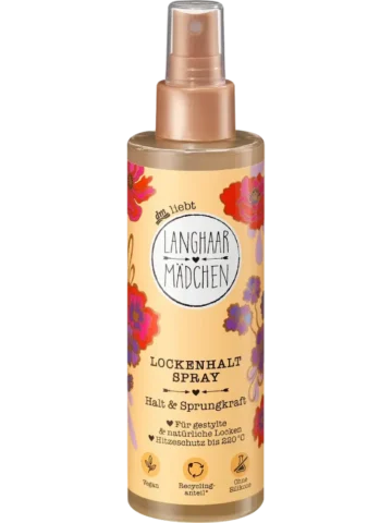 Langhaarmädchen Spray boucles tenue & élasticité, 200 ml