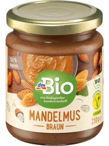 dmBio Purée d’amandes complètes, 250 g