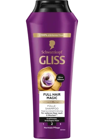 Schwarzkopf GLISS Shampooing Full Hair Magic, 250 ml