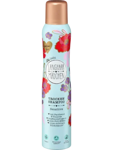 Langhaarmädchen Shampooing sec Sensitive, 200 ml