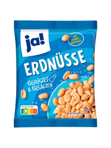 ja! Cacahuètes grillées et salées, 200 g