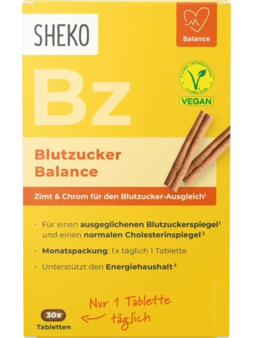 SHEKO Comprimés Équilibre de la glycémie, 30 pièces