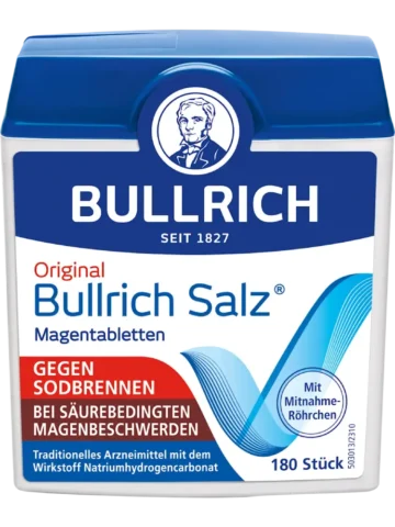 BULLRICH Comprimés de sel pour l’estomac contre les brûlures d’estomac, 180 pièces