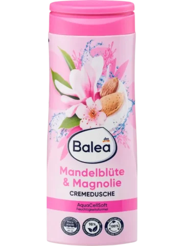 Balea Crème de douche Fleur d’amandier & Magnolia, 300 ml