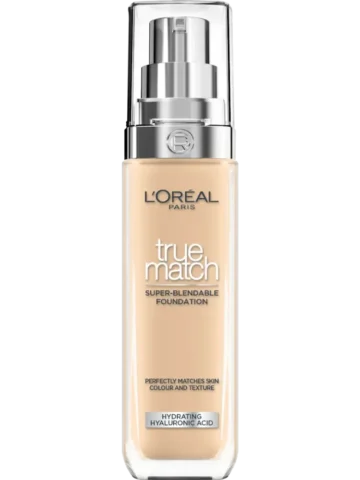 L’ORÉAL PARIS Fond de teint True Match 1 N, 3 N, 4 N, 5 N ou 6 N, 30 ml