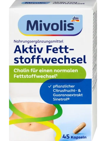 Mivolis Gélules Aktiv Métabolisme des graisses, 45 gélules, 25 g
