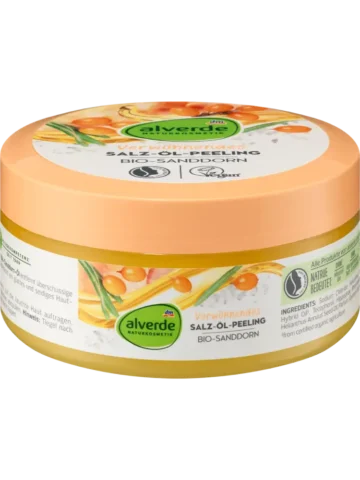 alverde NATURKOSMETIK Gommage corps nourrissant sel & huile, 250 g
