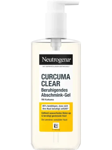 Neutrogena Gel nettoyant 3 en 1 Curcuma Clear, 200 ml