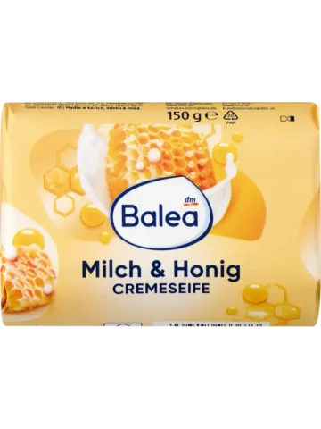 Balea Savon solide crème lait & miel, 150 g