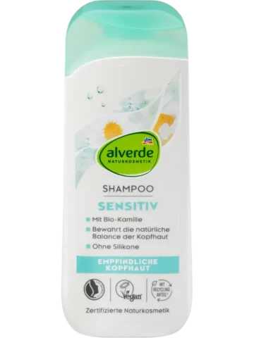 alverde NATURKOSMETIK Shampooing Sensitiv Camomille, 200 ml