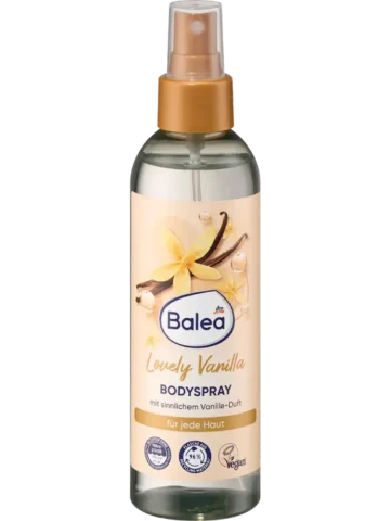 Balea Spray corporel Lovely Vanilla, 200 ml