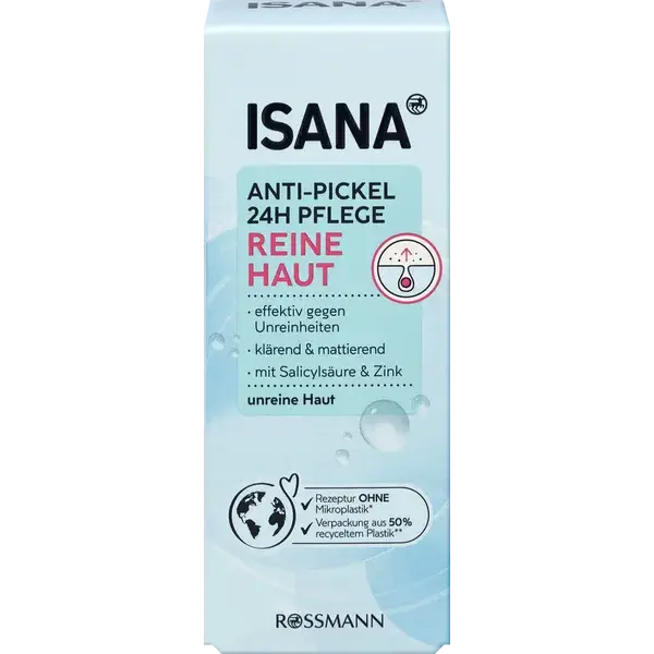 ISANA Peau Pure Soin Hydratant 24h Anti-Boutons