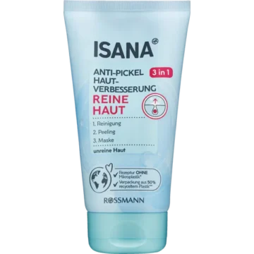 ISANA Peau Pure 3en1 Anti-Boutons Amélioration de la Peau